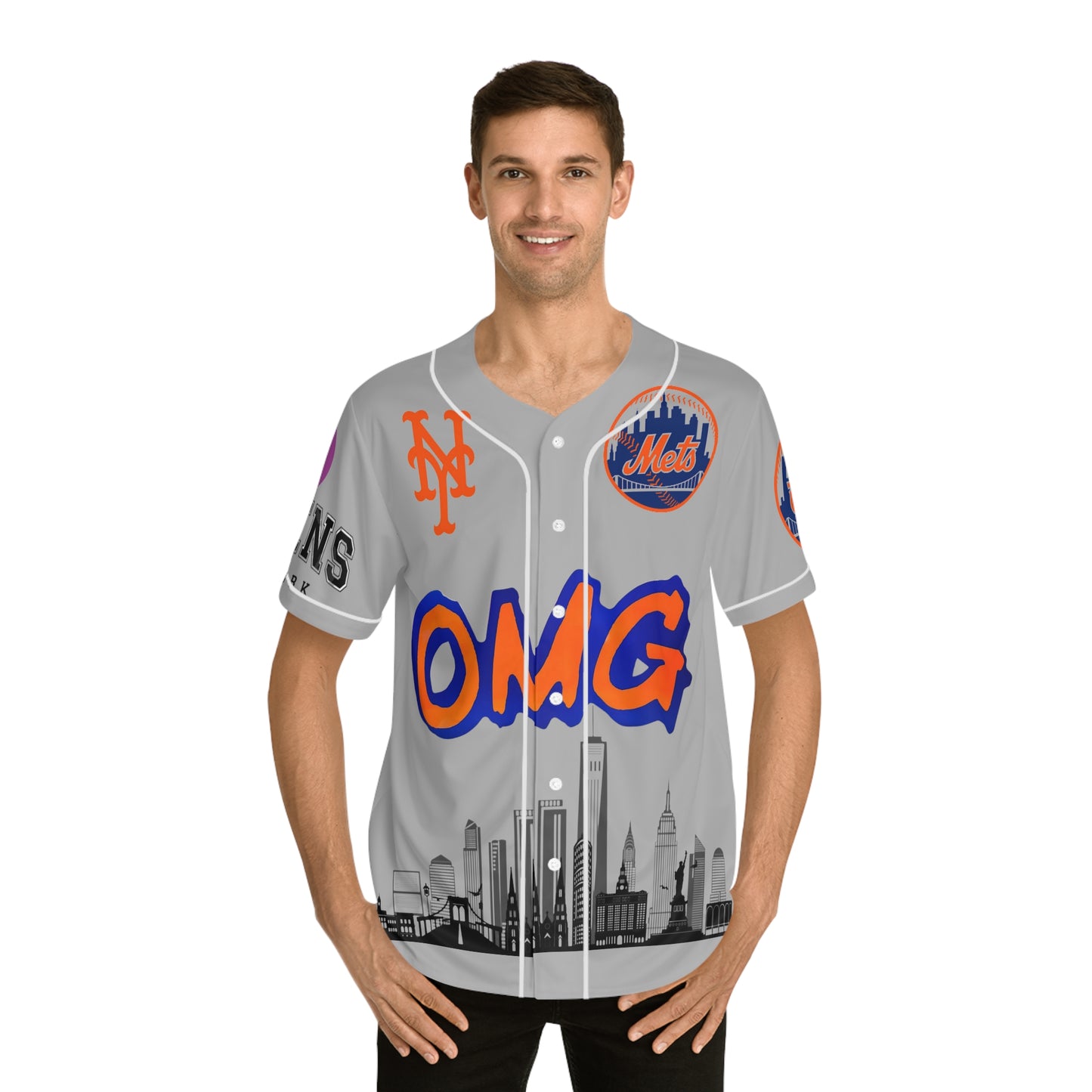 Men's Baseball Jersey (mets)[high resolution]