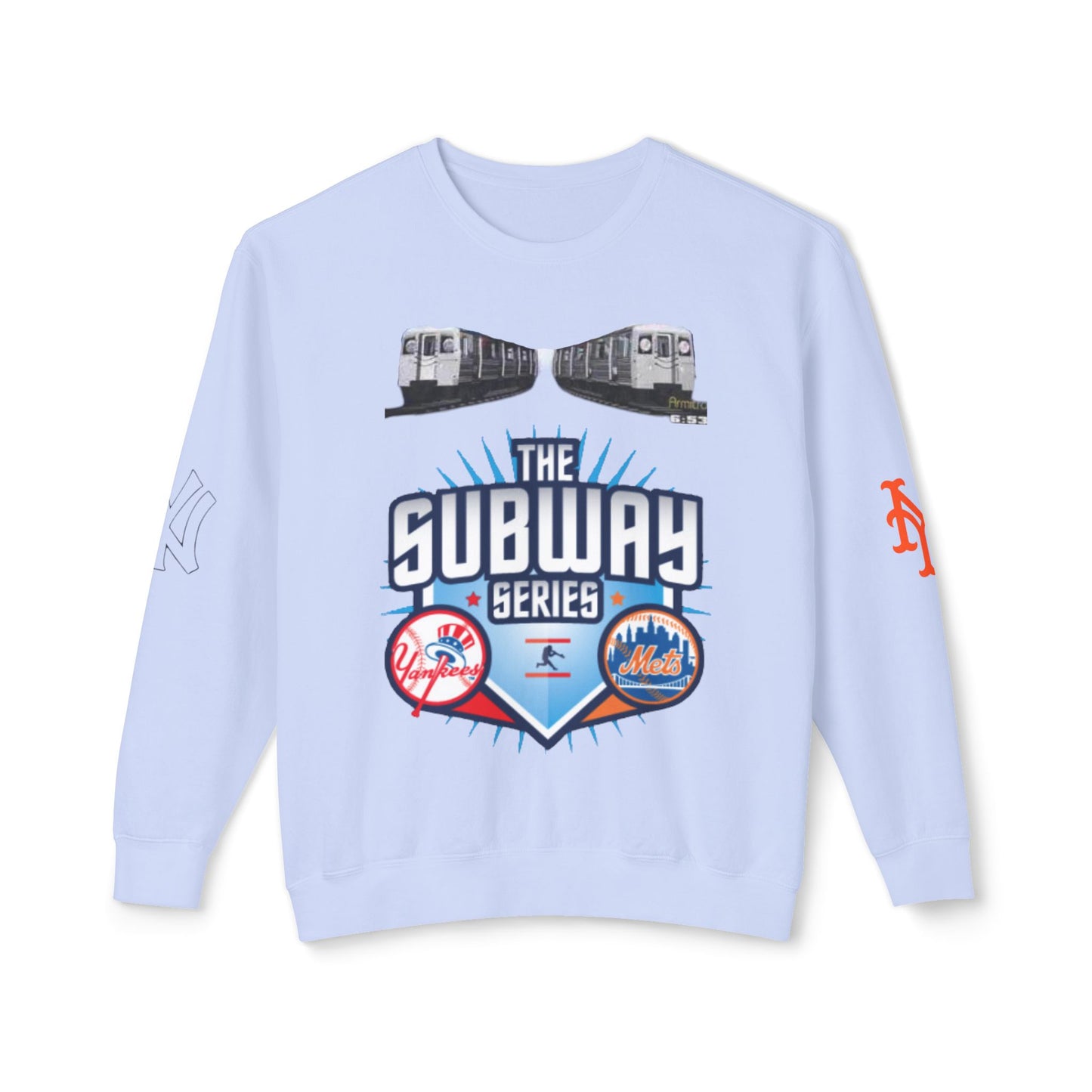 Unisex Lightweight Crewneck Sweatshirt mets yankees subway