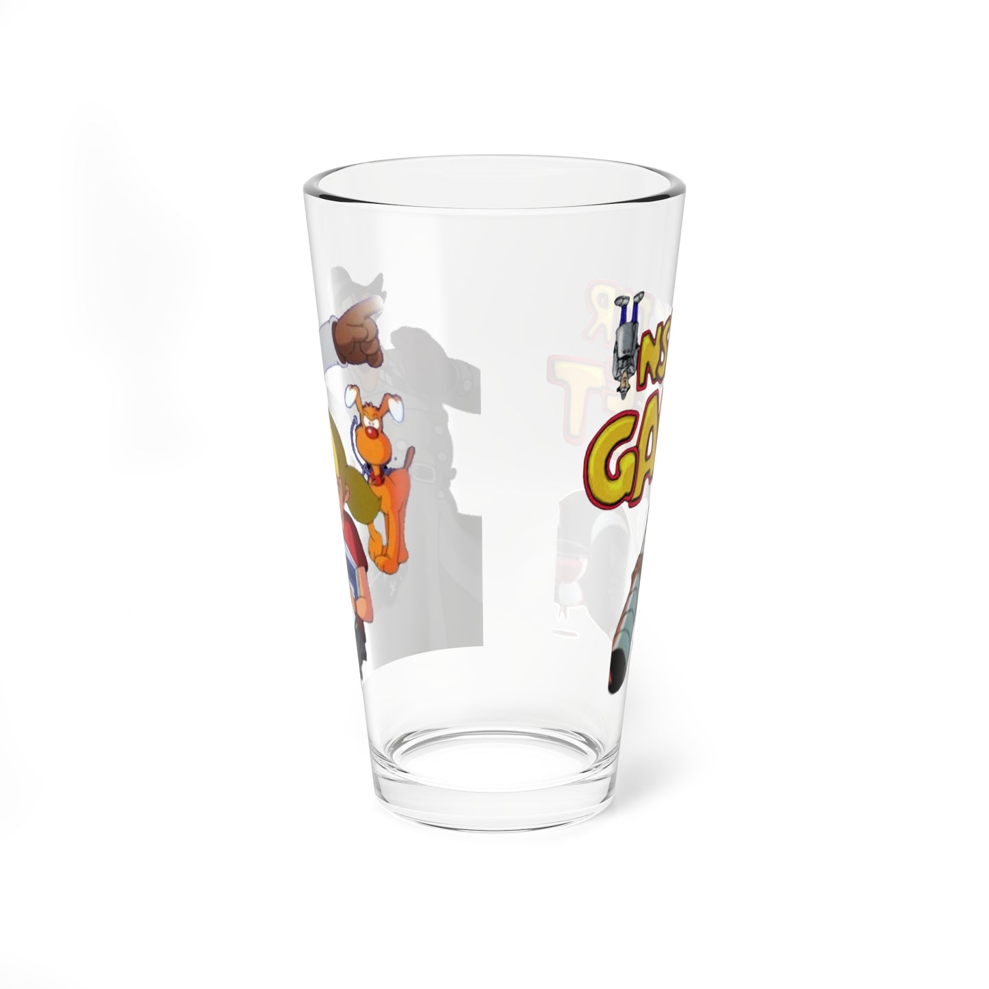 Mixing Glass, 16oz (inspector gadget) [high resolution]