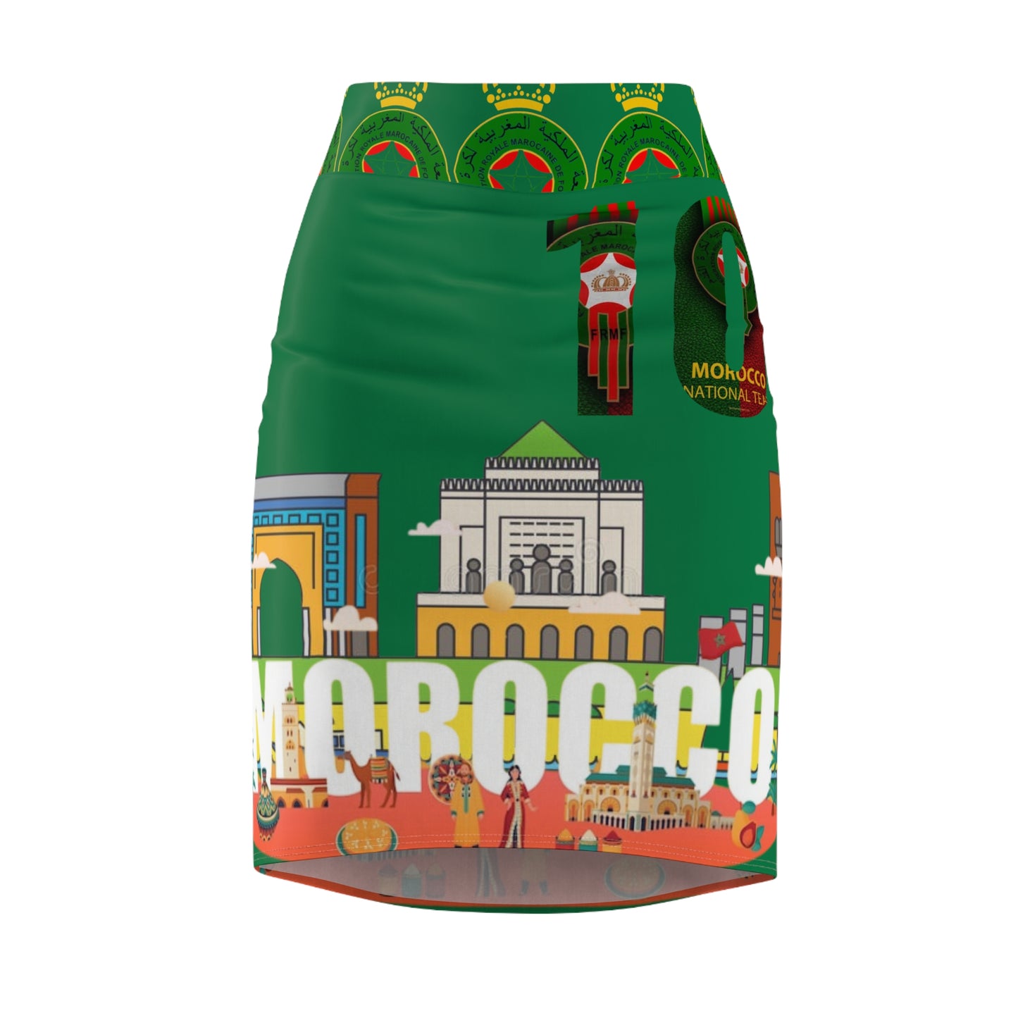 Women's Pencil Skirt (morocco) [high resolution]