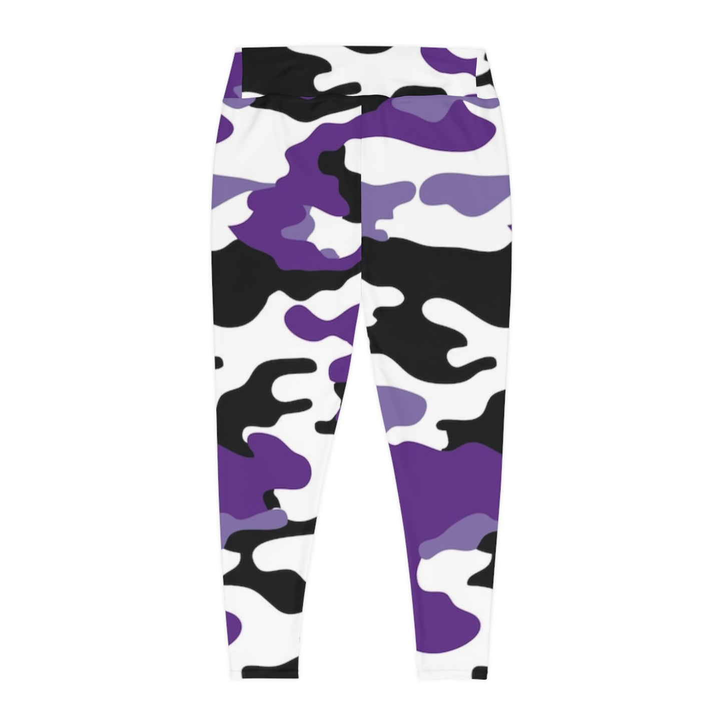 Plus Size Leggings (AOP)(Military6)"high resolution"