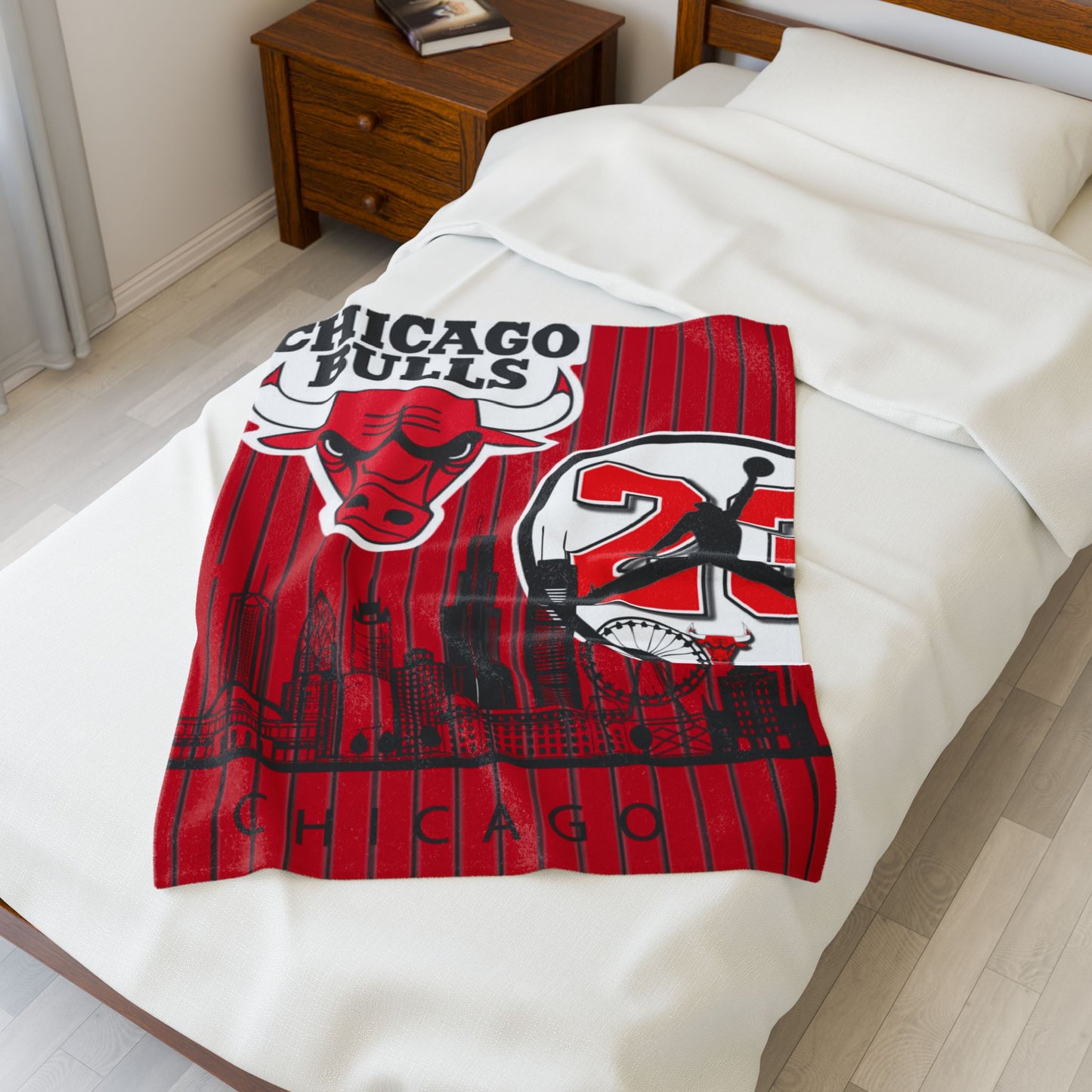 Velveteen Plush Blanket  (bulls) [high resolution]