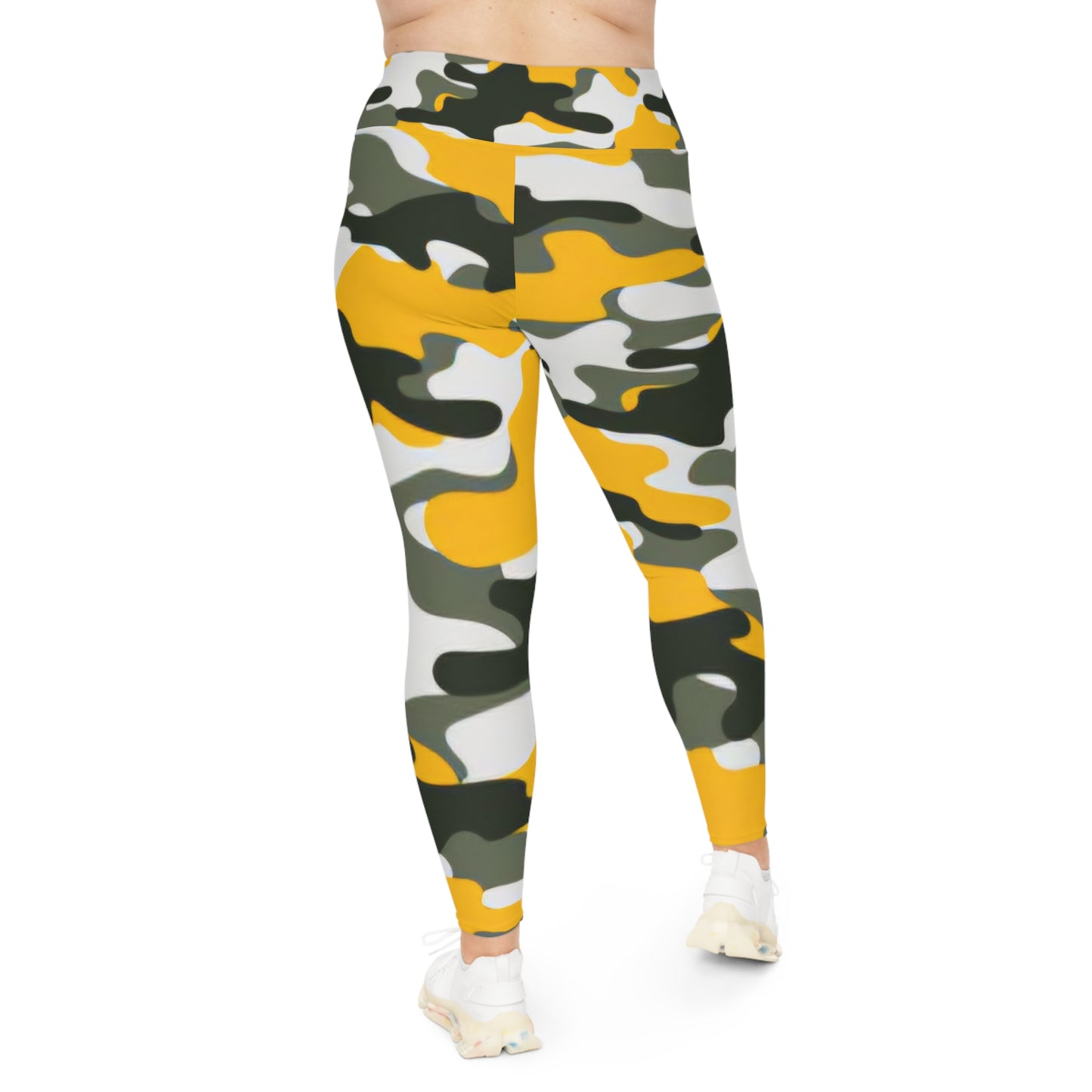 Plus Size Leggings (AOP)(Military5)
