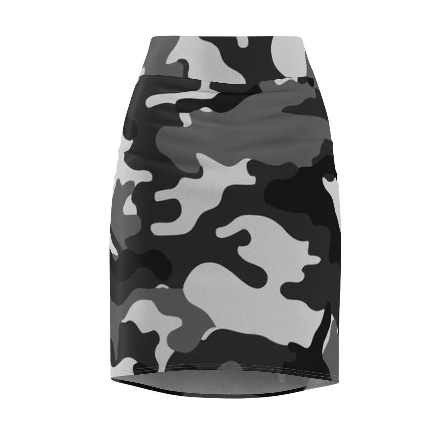 Women's Pencil Skirt (AOP) (military13)"high resolution"