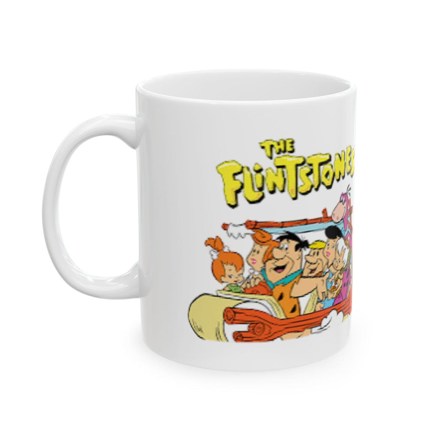 Ceramic Mug, (11oz, 15oz)  flinstones2
