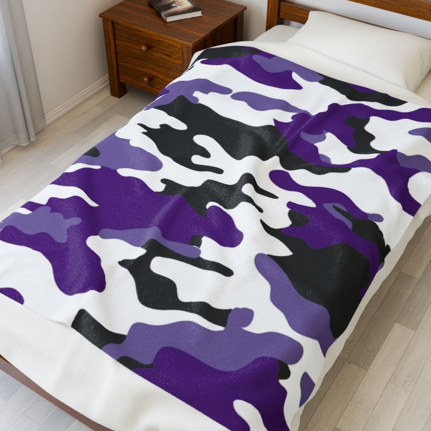 Velveteen Plush Blanket (military6) [high resolution]