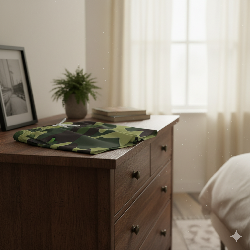 Swim Trunks (AOP) (military2) "high resolution"