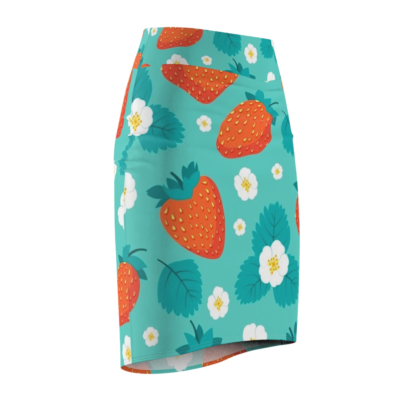 Women's Pencil Skirt (Fresa )[high resolution]
