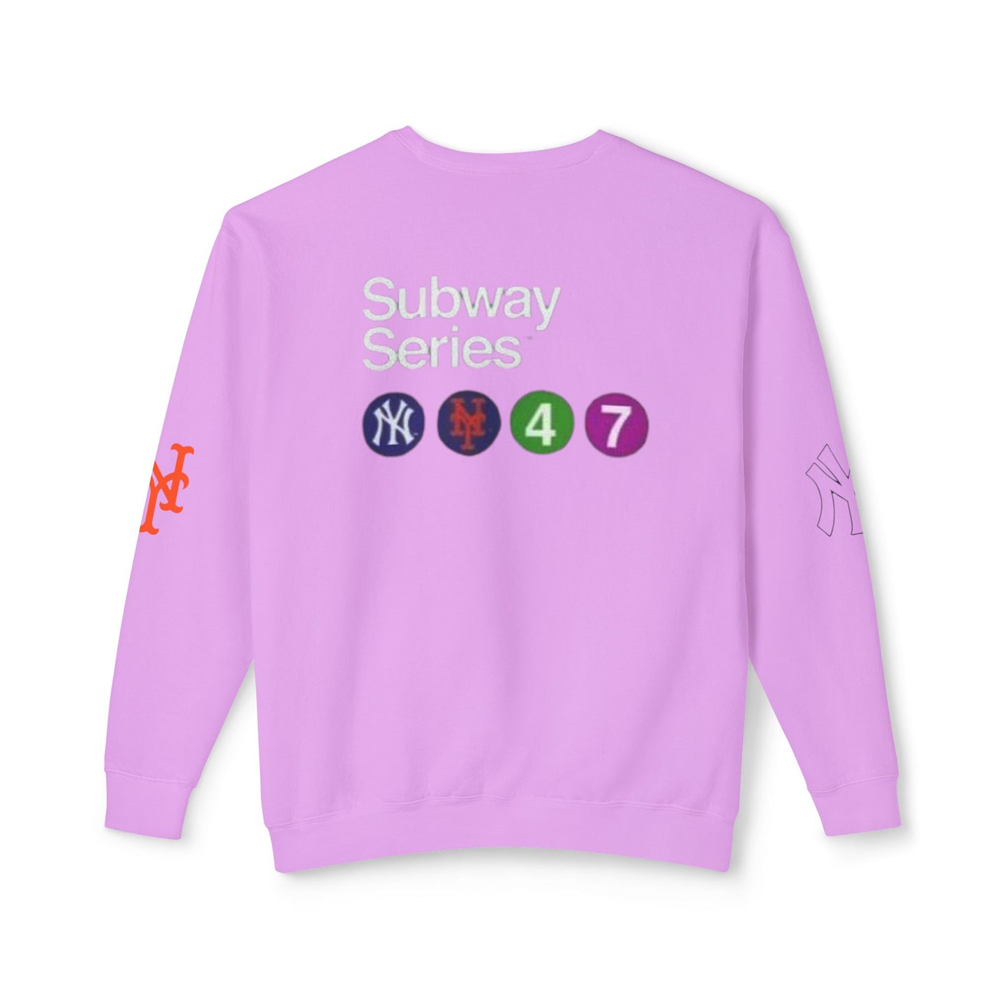 Unisex Lightweight Crewneck Sweatshirt mets yankees subway