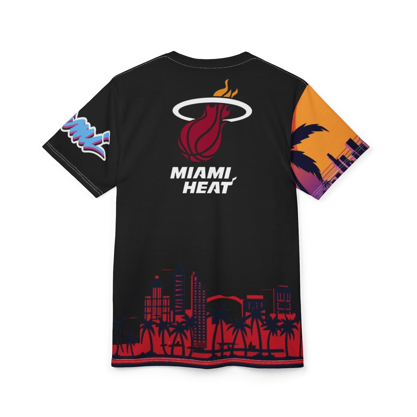 Unisex Cut & Sew Tee (miami heat)[high resolution]