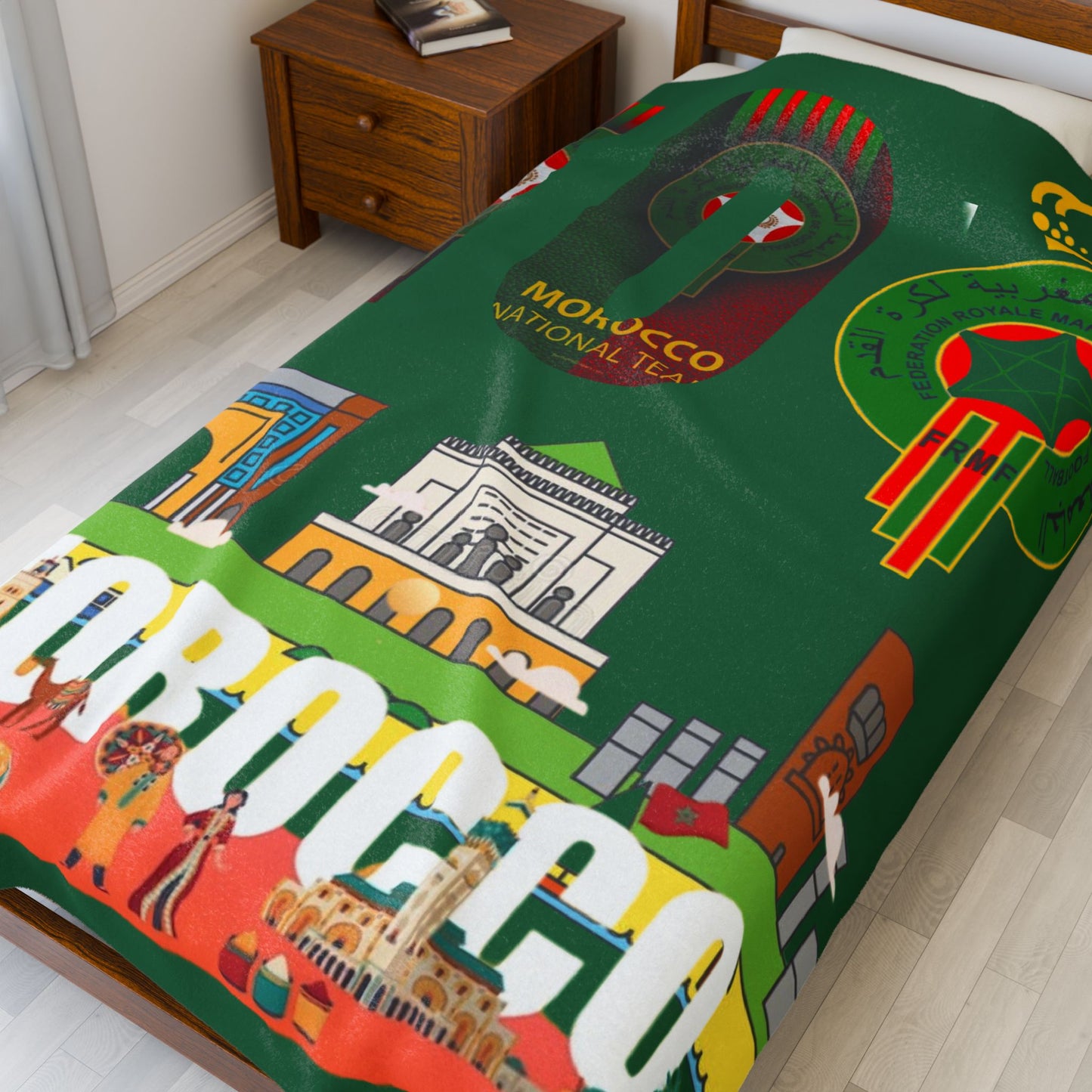 Velveteen Plush Blanket  (morocco) [high resolution]