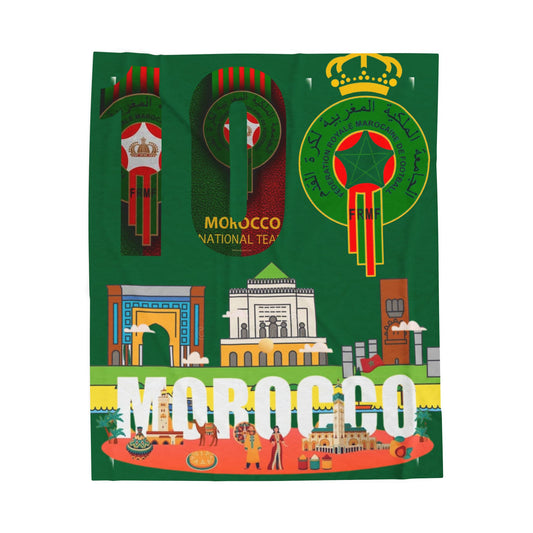 Velveteen Plush Blanket  (morocco) [high resolution]