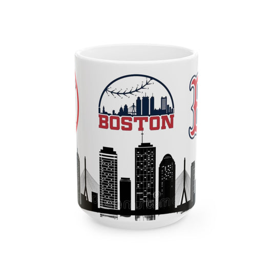 Ceramic Mug, (11oz, 15oz)  (redsox) [high resolution]