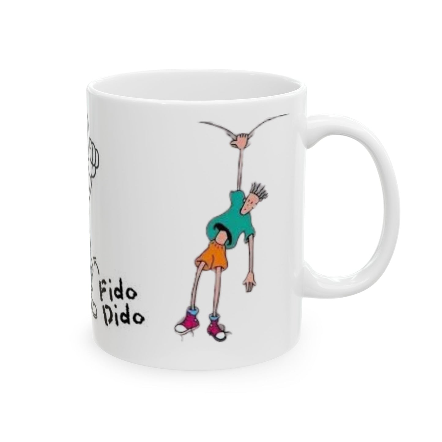 Ceramic Mug, (11oz, 15oz)  Fido