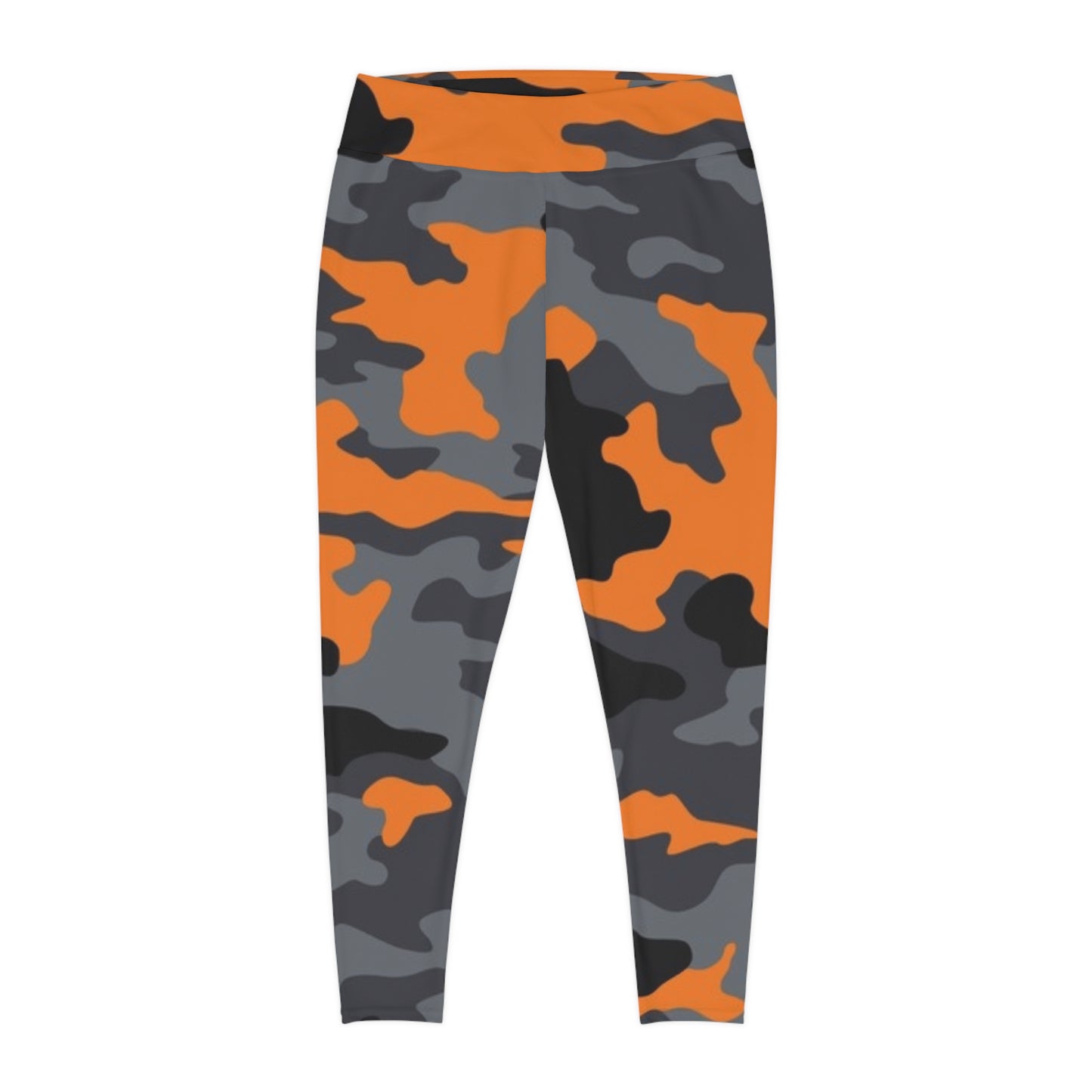 Plus Size Leggings (AOP)(Military7)"high resolution"