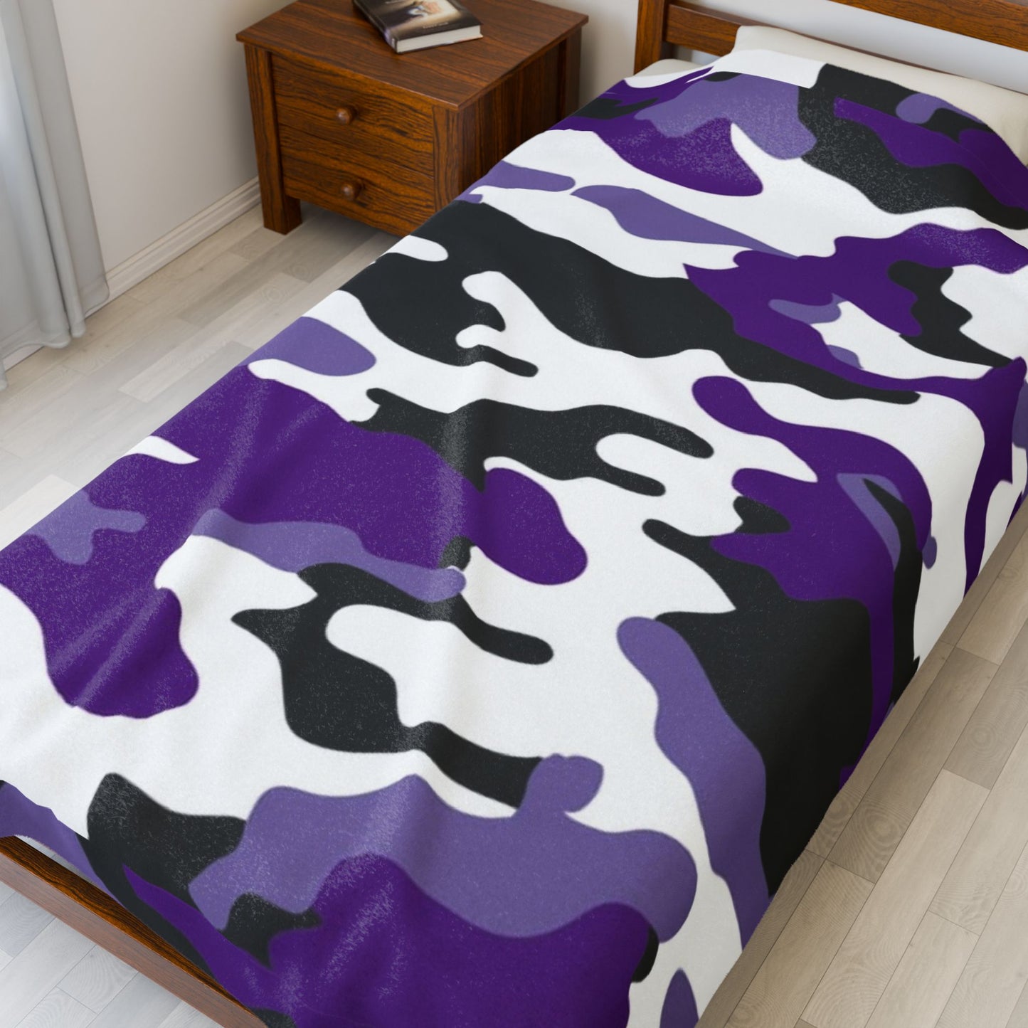 Velveteen Plush Blanket (military6) [high resolution]