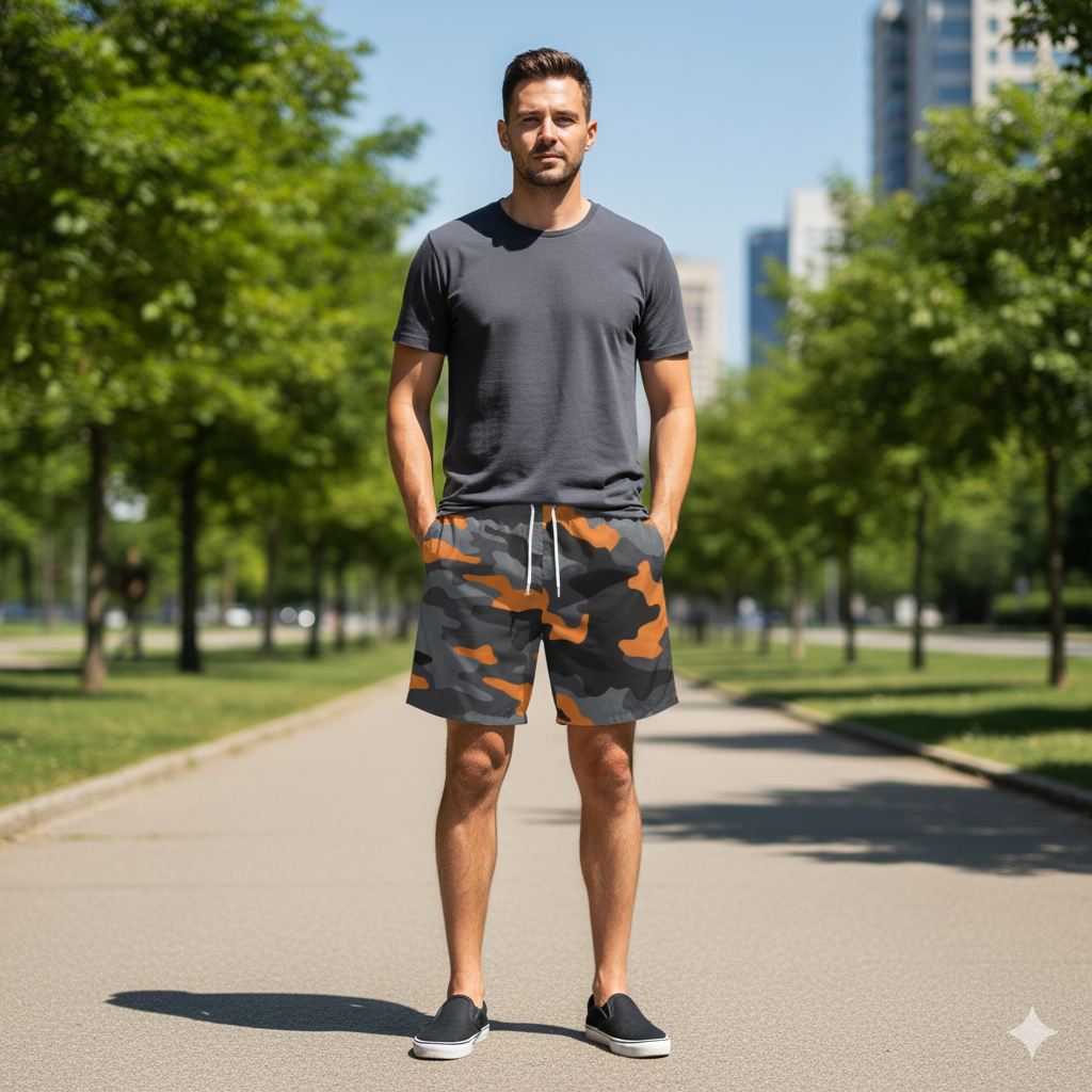 Swim Trunks (AOP) (military7) "high resolution"