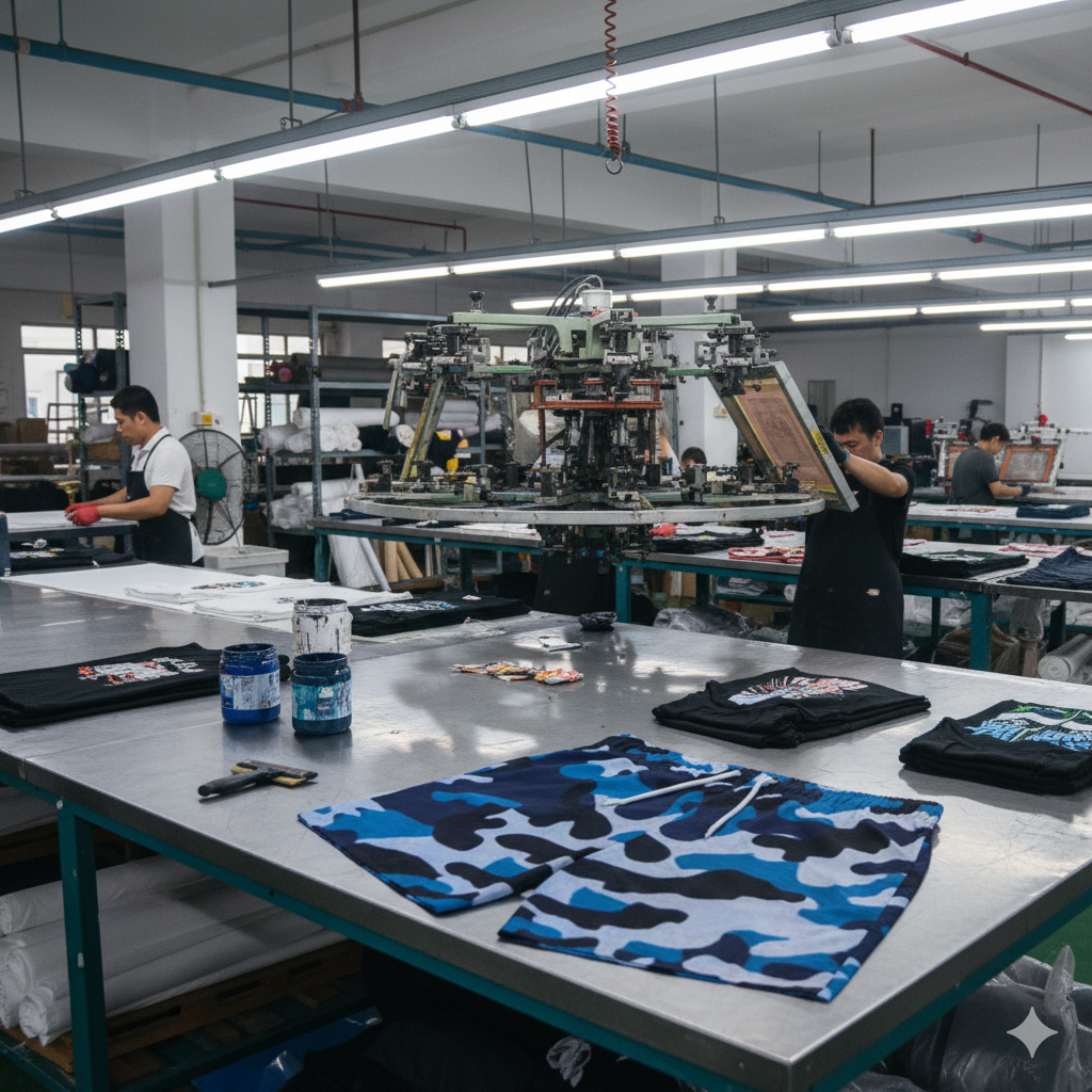 Swim Trunks (AOP) (military9) "high resolution"