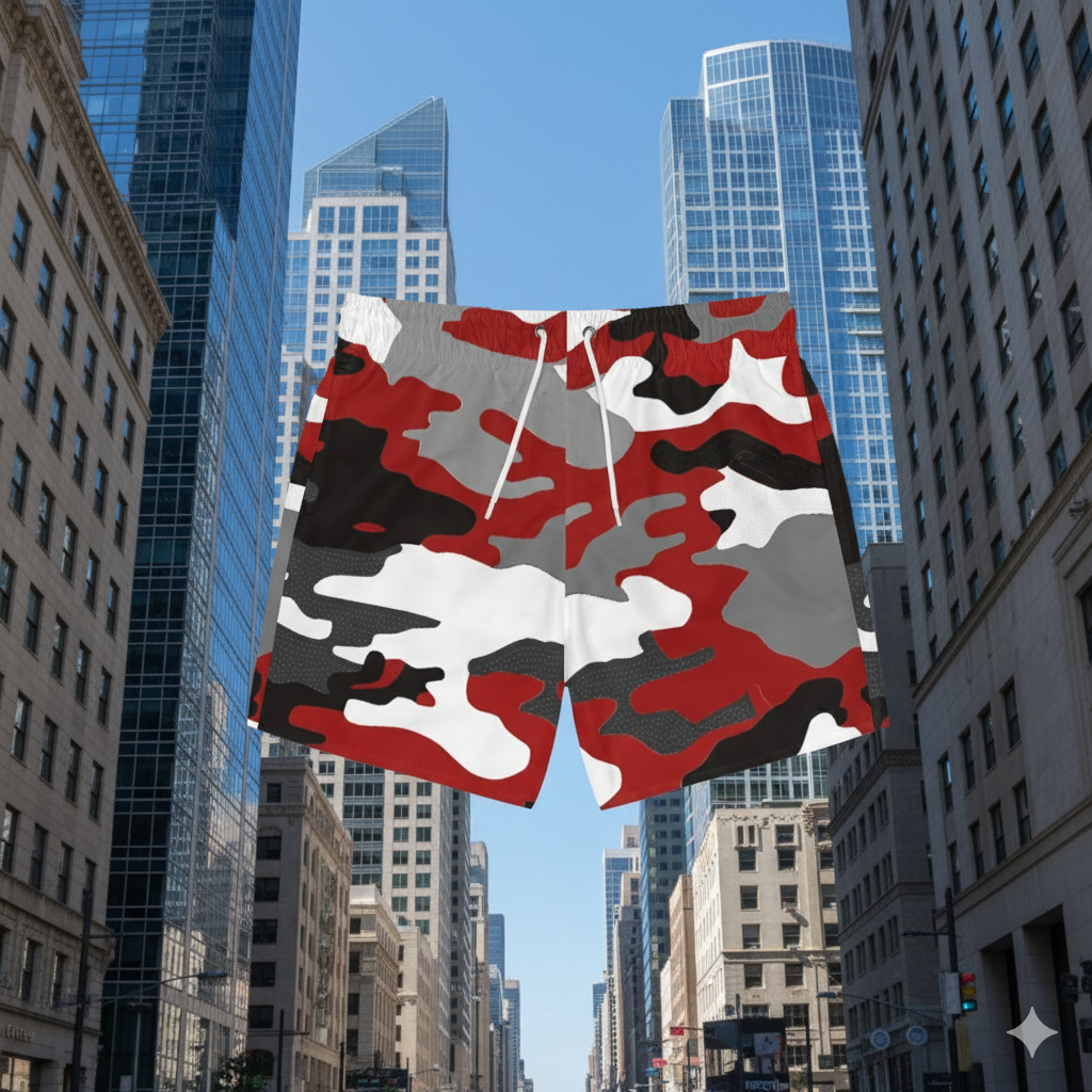 Swim Trunks (AOP) (military10) "high resolution"