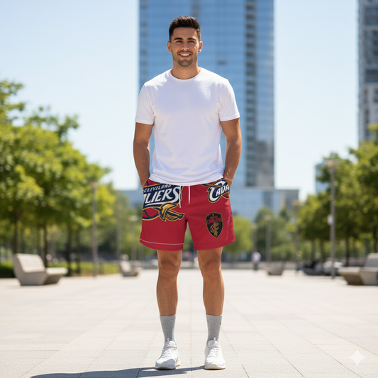 Swim Trunks (AOP) (cavaliers) "high resolution"