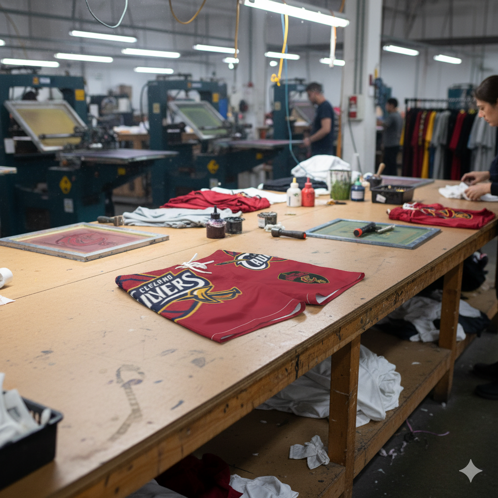 Swim Trunks (AOP) (cavaliers) "high resolution"