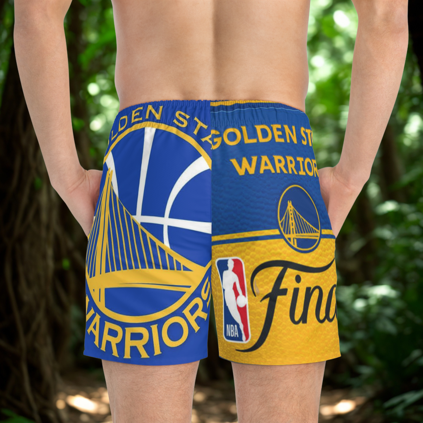 Swim Trunks (golden) "high resolution"