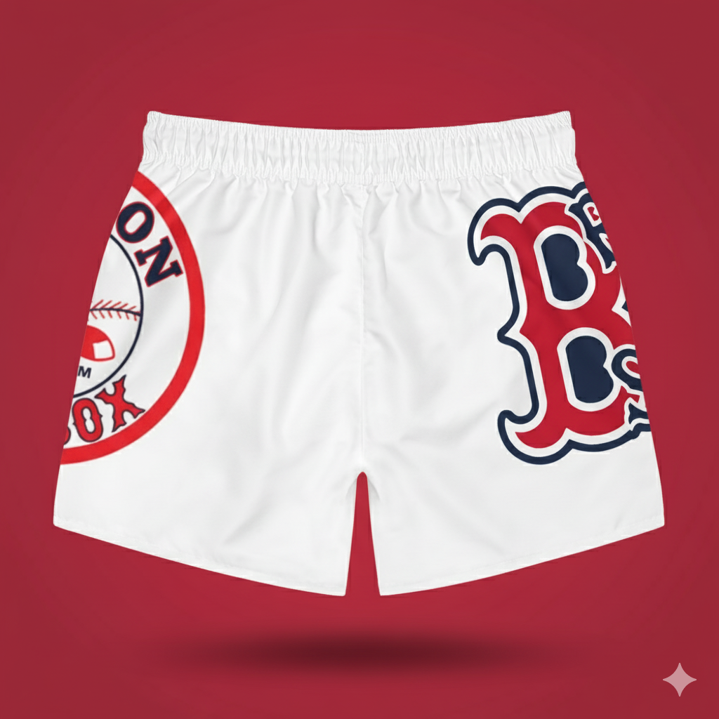 Swim Trunks (AOP) (redsox) [high resolution]