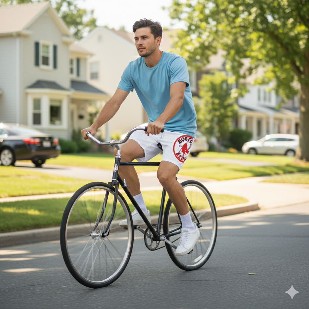 Swim Trunks (AOP) (redsox) [high resolution]