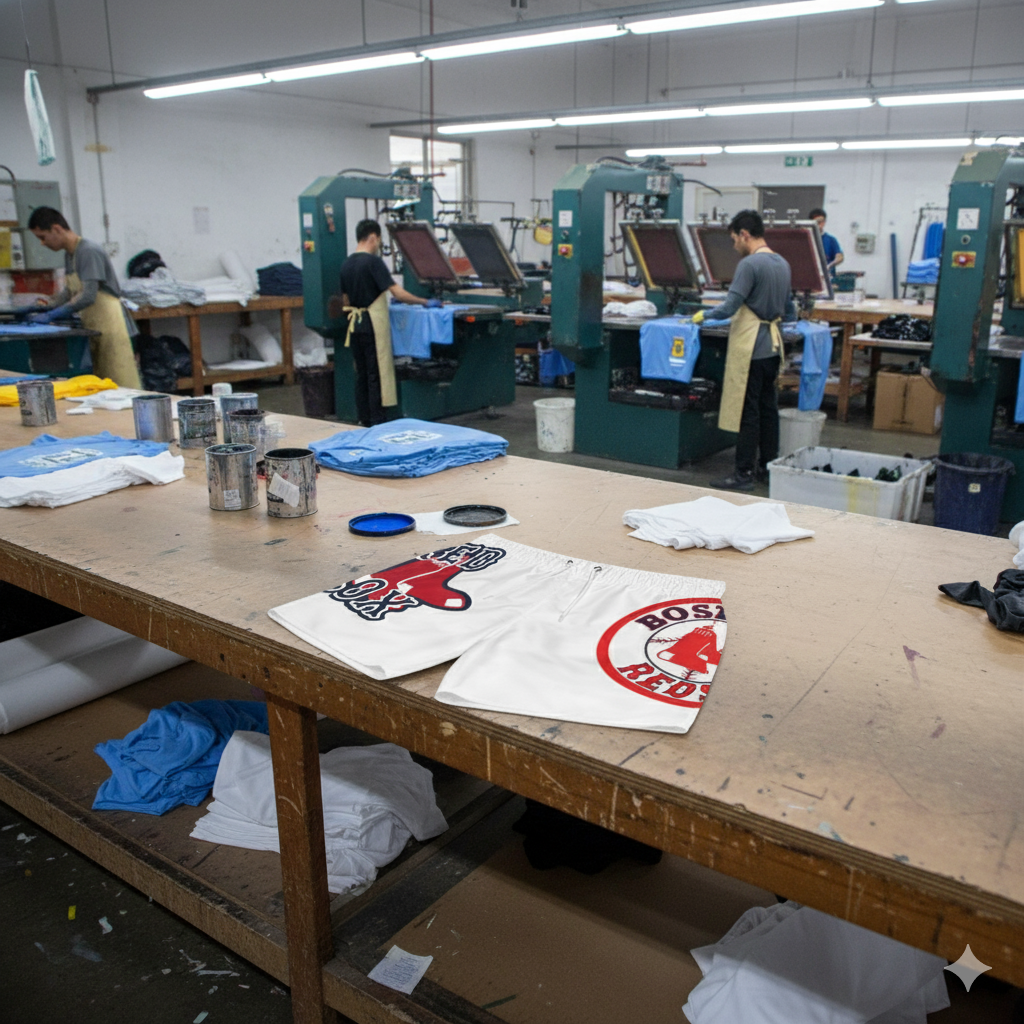 Swim Trunks (AOP) (redsox) [high resolution]