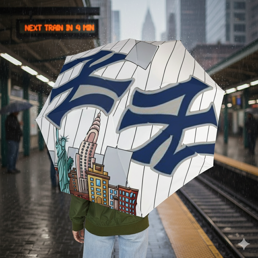 Semi-Automatic Umbrella (yankees) [high resolution]