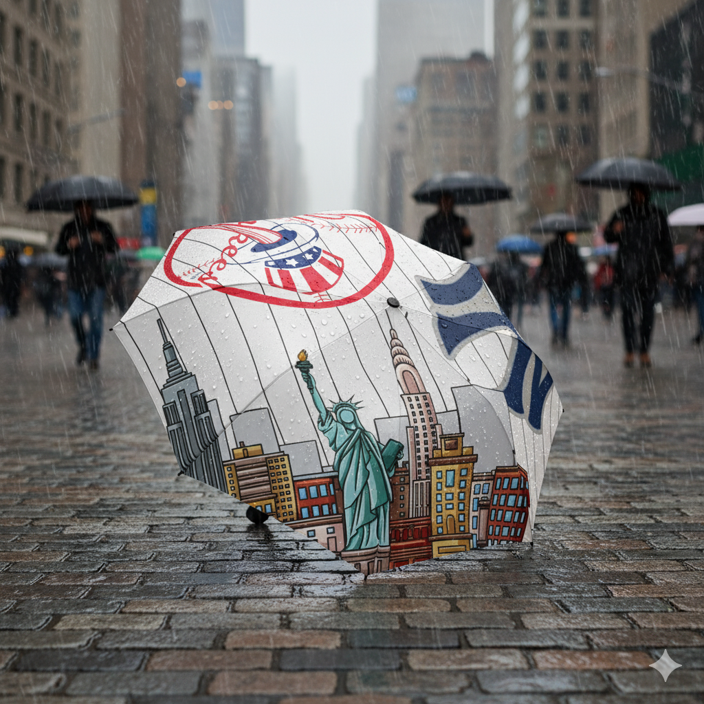 Semi-Automatic Umbrella (yankees) [high resolution]