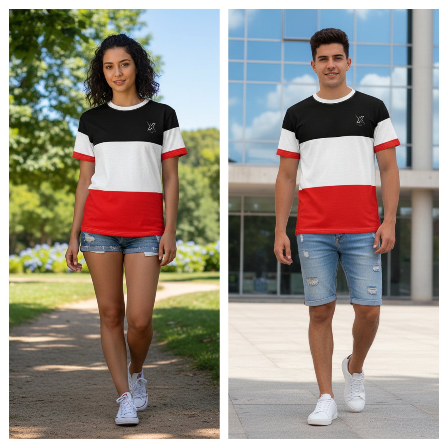 Unisex Cut & Sew Tee (vikkyanna)[high resolution]