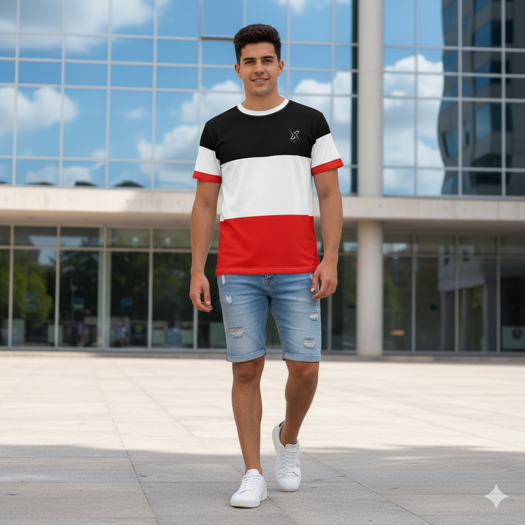 Unisex Cut & Sew Tee (vikkyanna)[high resolution]