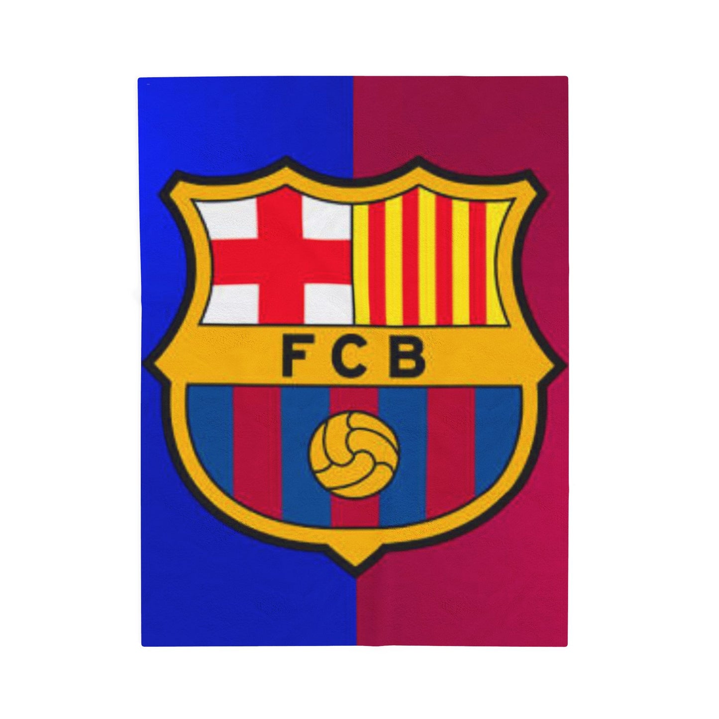 Velveteen Plush Blanket (barcelona)[high resolution]