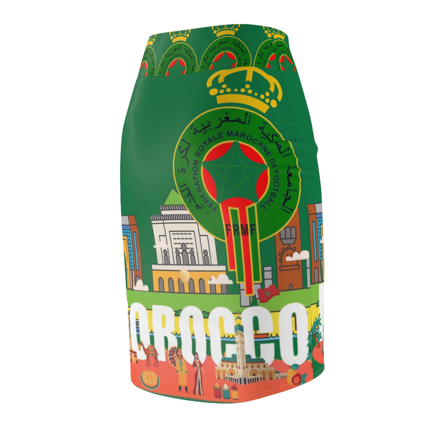 Women's Pencil Skirt (morocco) [high resolution]