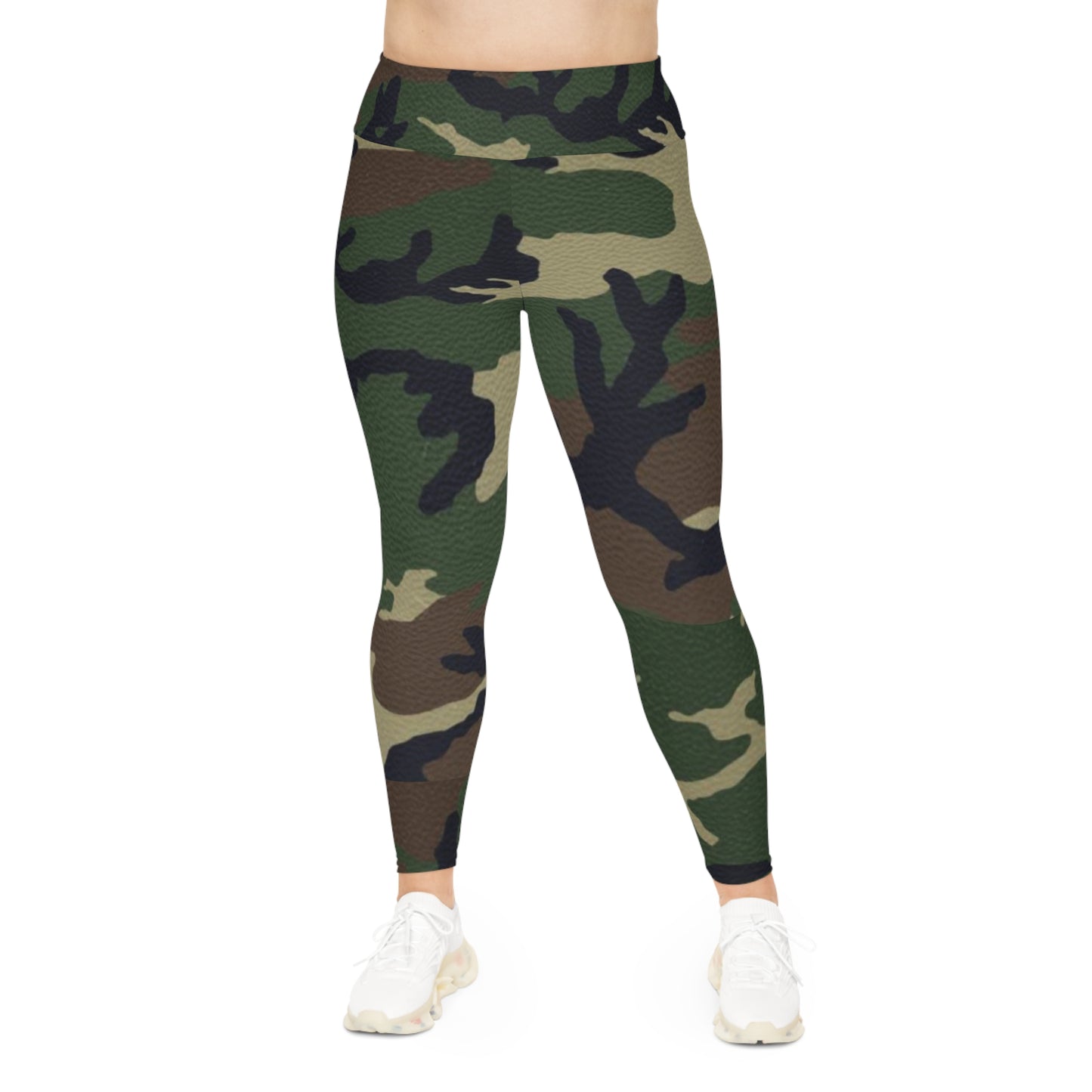 Plus Size Leggings (Military1) "high resolution"