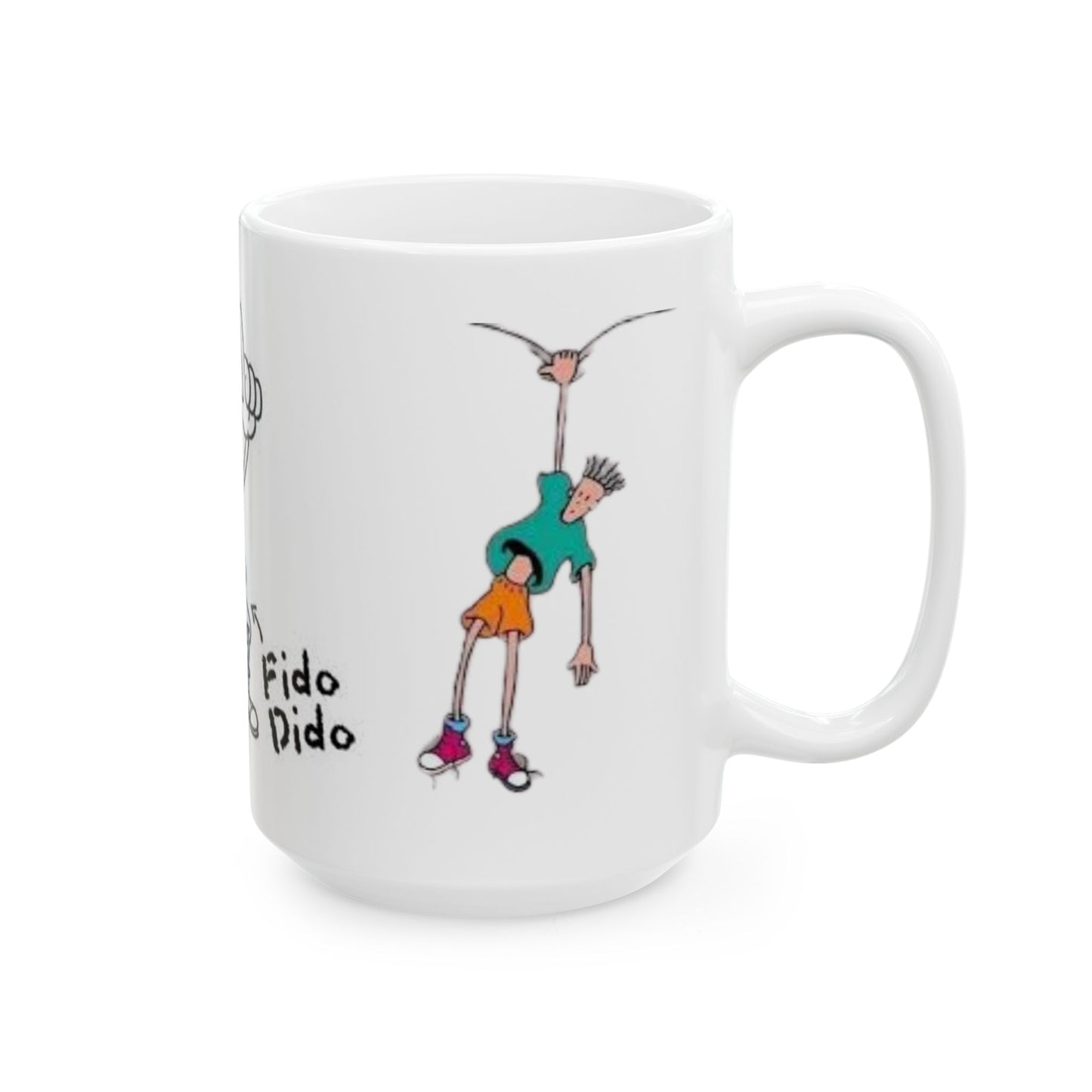 Ceramic Mug, (11oz, 15oz)  Fido