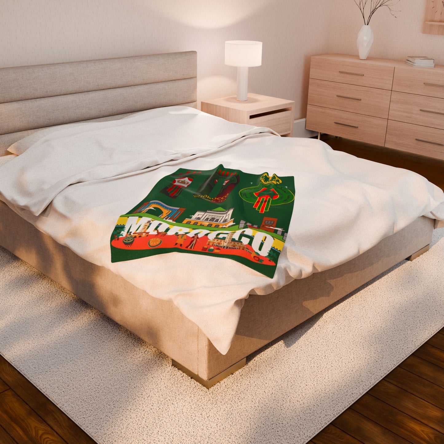 Velveteen Plush Blanket  (morocco) [high resolution]