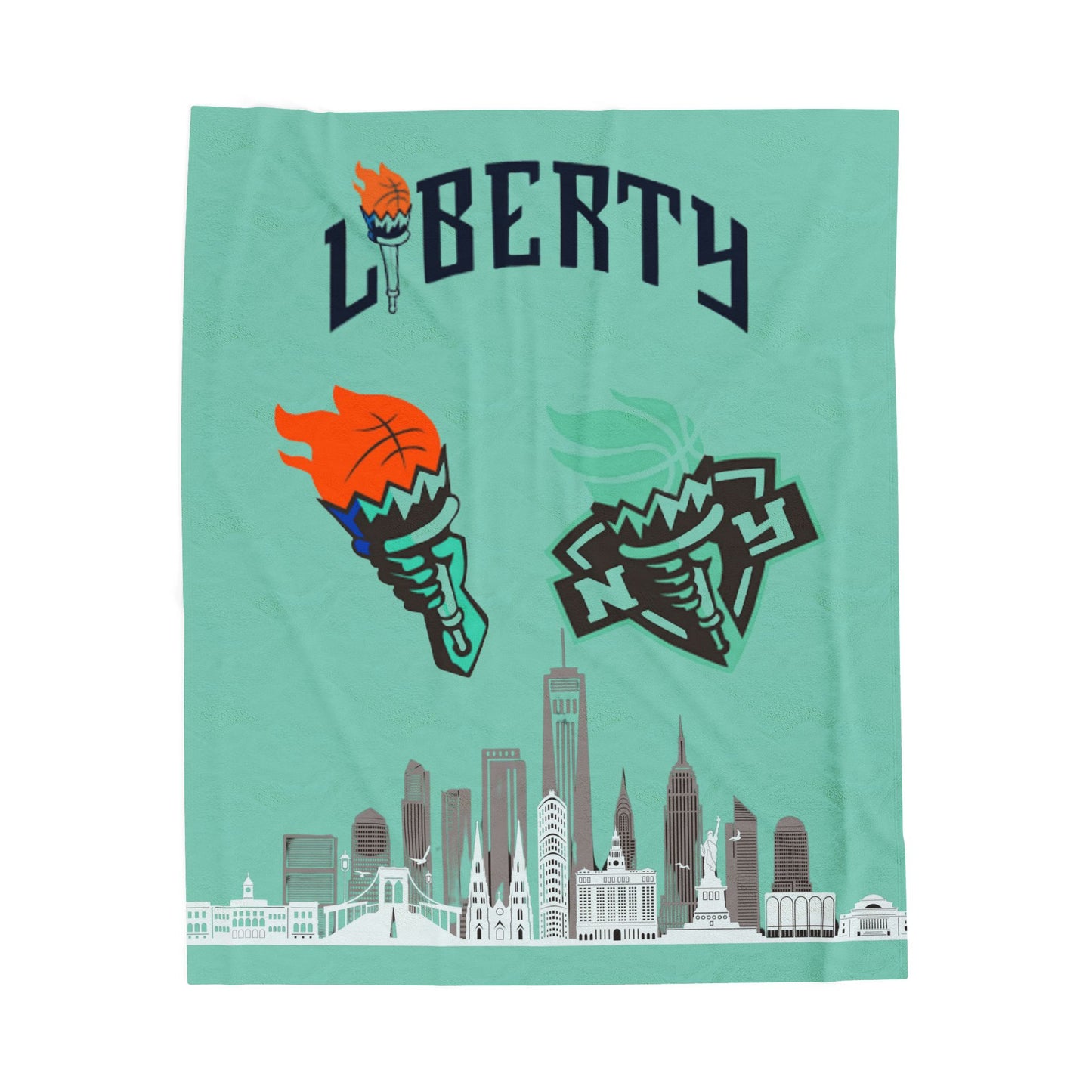 Velveteen Plush Blanket  (liberty) [high resolution]