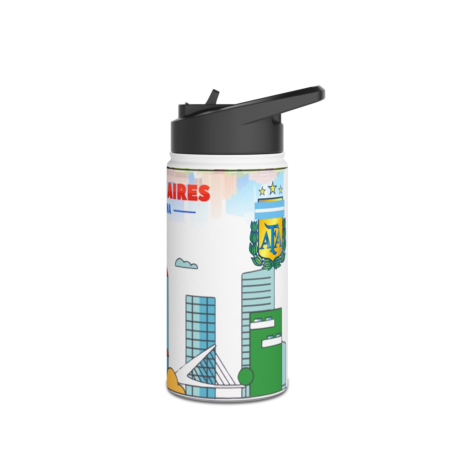 Stainless Steel Water Bottle (argentina) [high resolution]