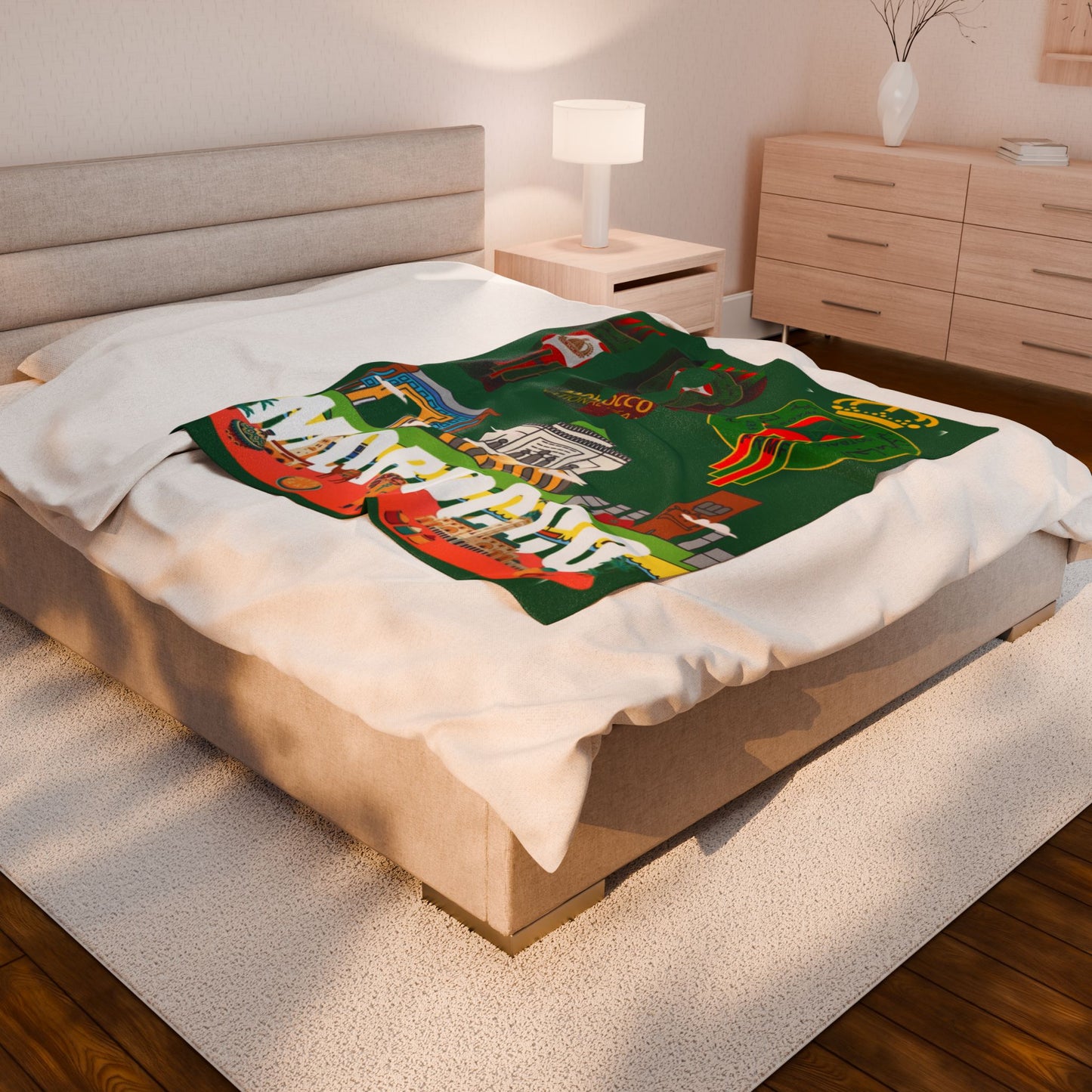 Velveteen Plush Blanket  (morocco) [high resolution]