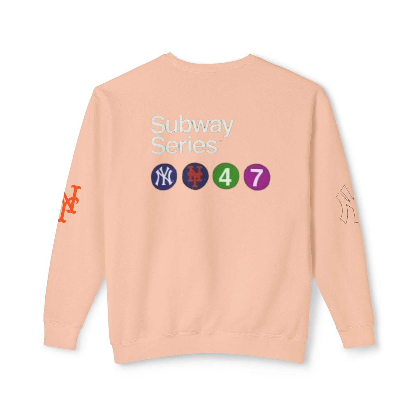 Unisex Lightweight Crewneck Sweatshirt mets yankees subway