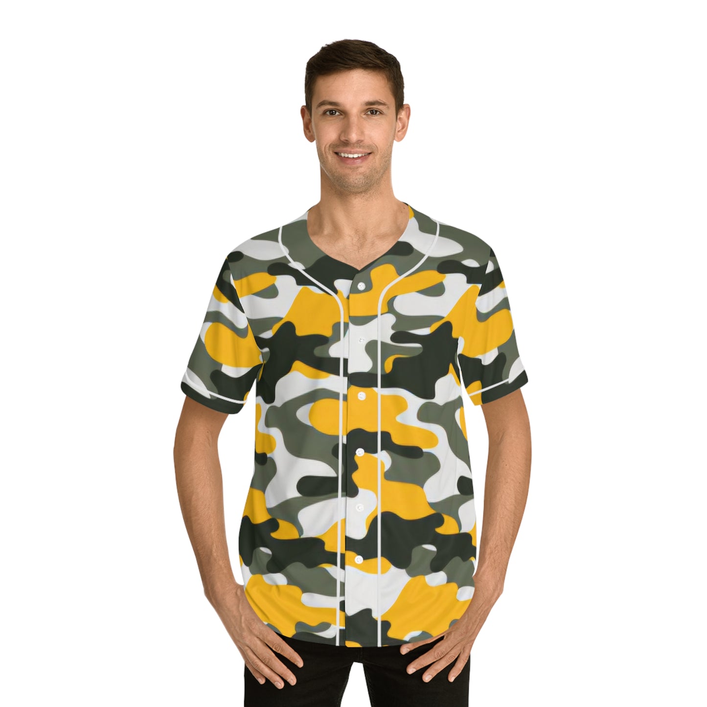 Men's Baseball Jersey (AOP)(Military5)