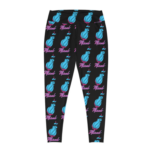 Plus Size Leggings (heat)[high resolution]