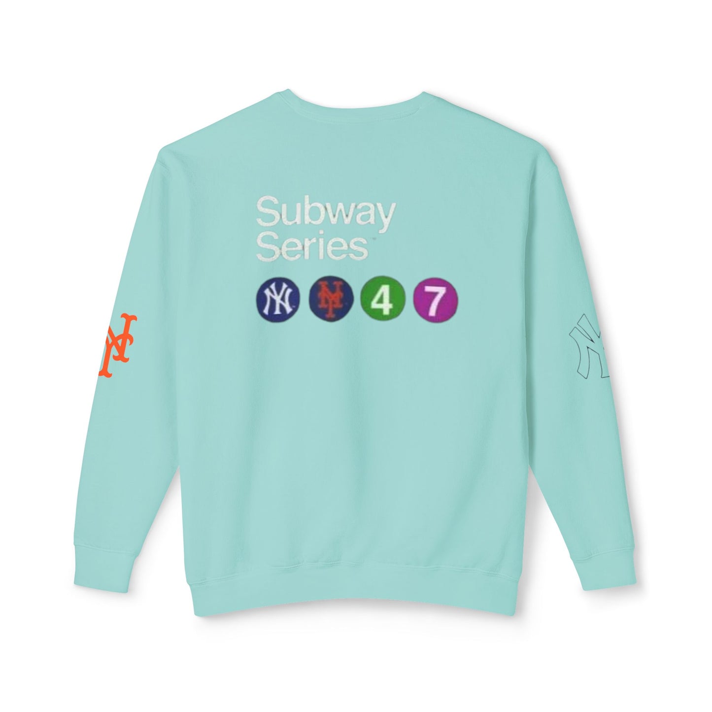 Unisex Lightweight Crewneck Sweatshirt mets yankees subway