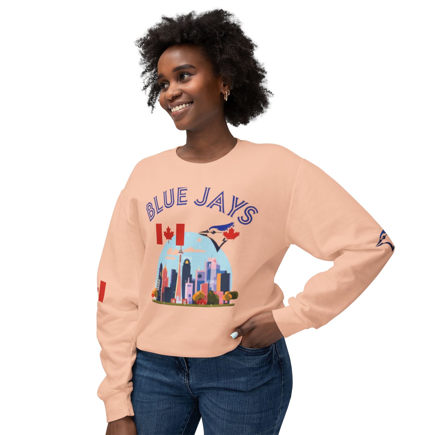 Unisex Lightweight Sweatshirt (blue jays)[high resolution]