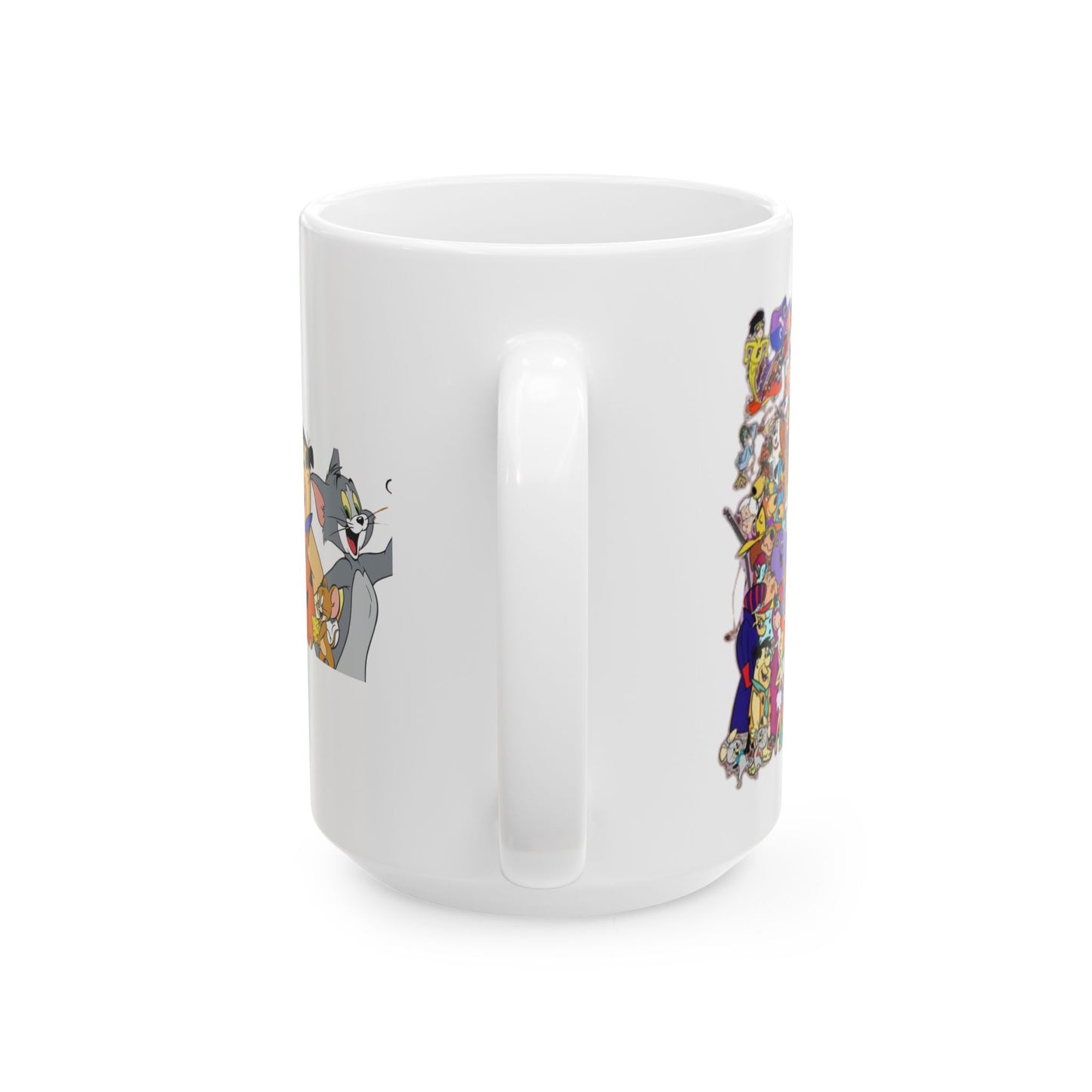 Ceramic Mug, (11oz, 15oz) hanna barbera// high resolution