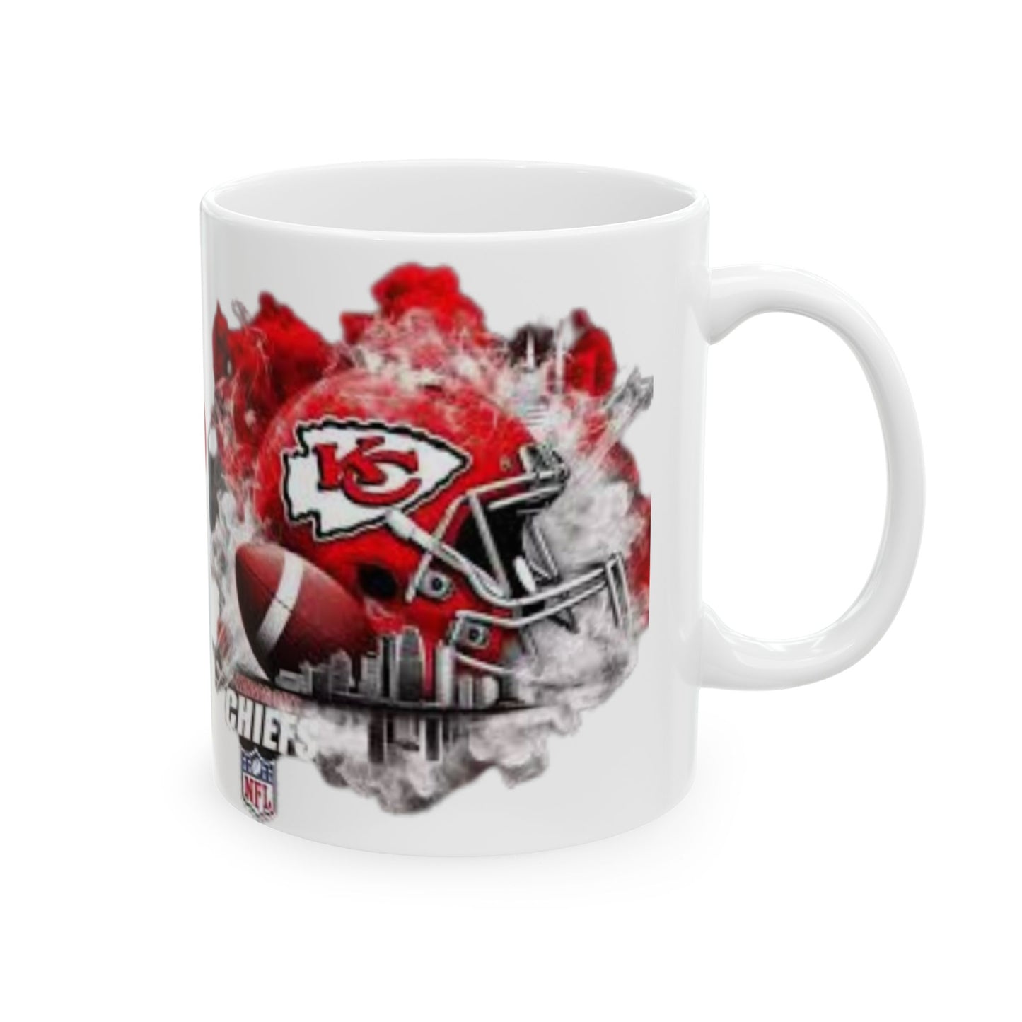 Ceramic Mug, (11oz, 15oz) (KC)(NFL)