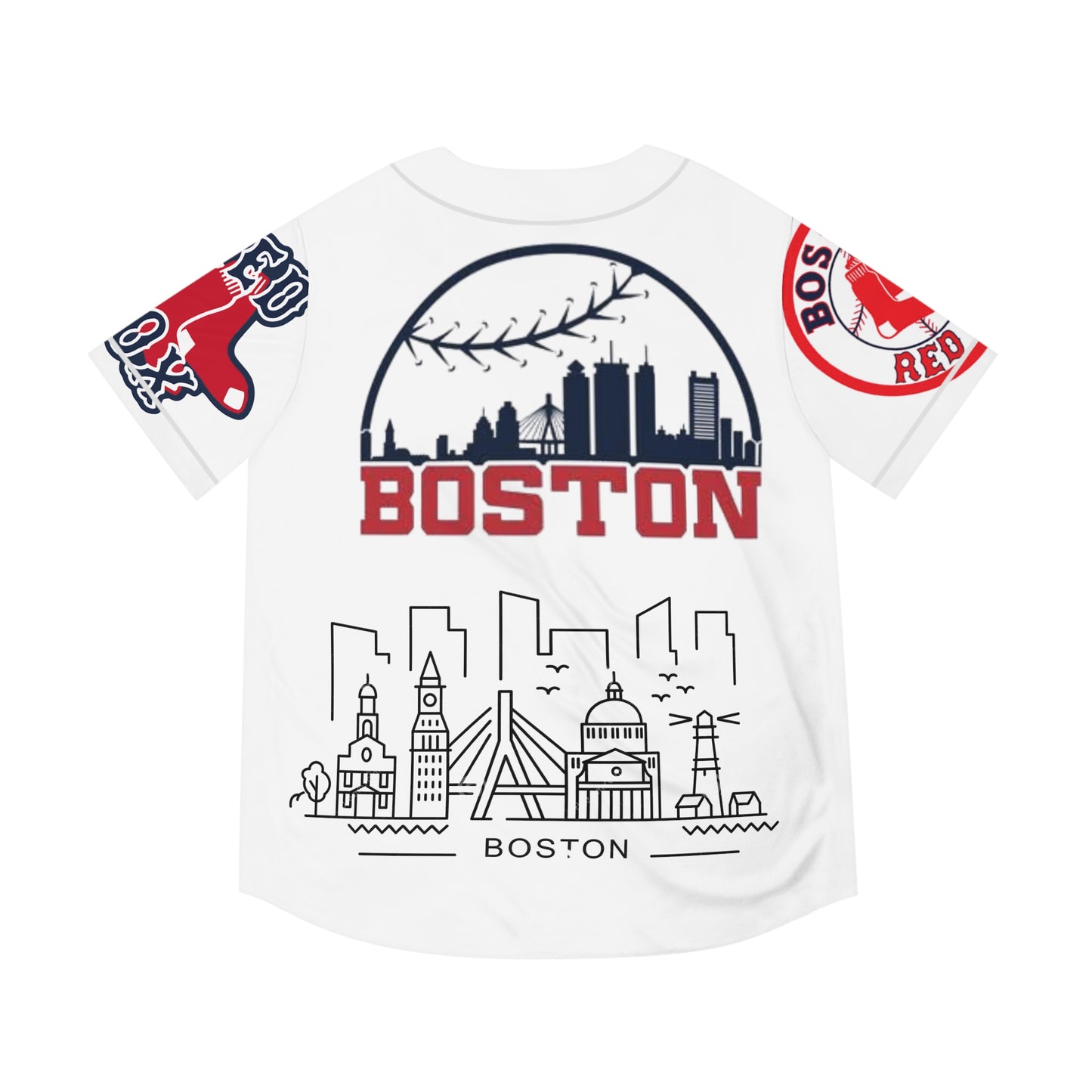 Men's Baseball Jersey (redsox)[high resolution]