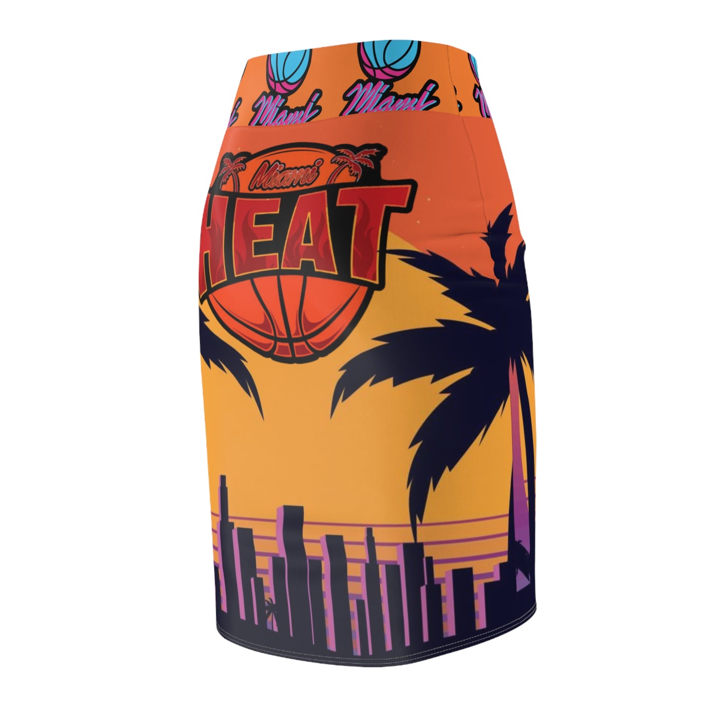 Women's Pencil Skirt (miami heat) "high resolution"